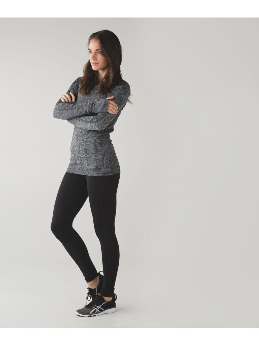 Lululemon Rest Less Pullover Grey Size M/8 Layers Running